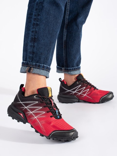 Czerwone damskie buty trekkingowe VICO - 36 Czerwone damskie buty trekkingowe VICO - 36
