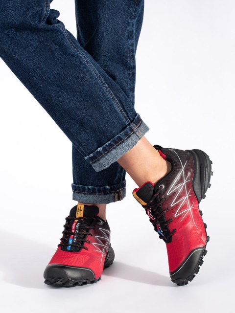 Czerwone damskie buty trekkingowe VICO - 36 Czerwone damskie buty trekkingowe VICO - 36