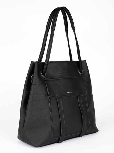 Czarna torebka shopper - one size