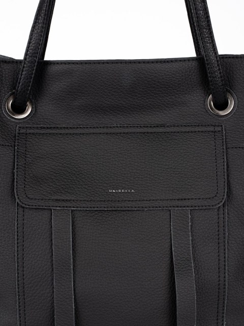 Czarna torebka shopper - one size