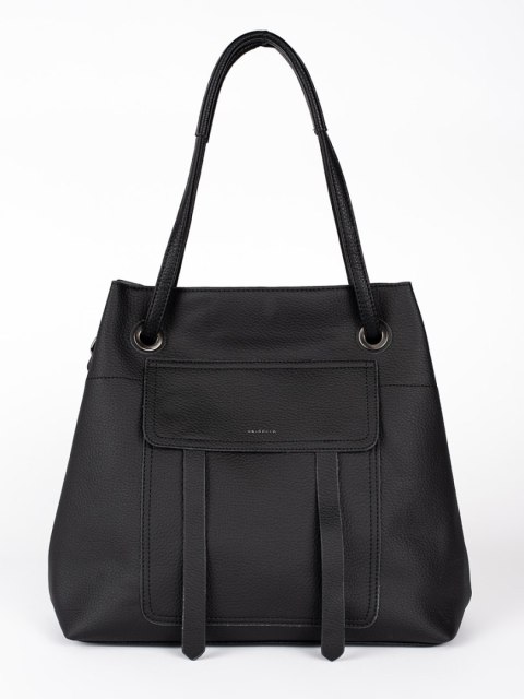 Czarna torebka shopper - one size