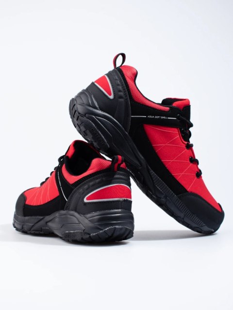 Czerwone buty trekkingowe męskie sportowe DK Softshell - 43