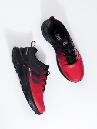 Buty trekkingowe męskie DK Softshell czarnoczerwone - 42