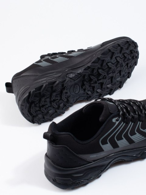 Buty trekkingowe męskie z Softshellem czarne DK - 41 Buty trekkingowe męskie z Softshellem czarne DK - 41