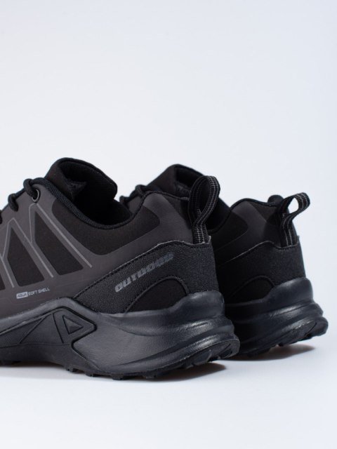Czarne buty trekkingowe męskie DK Softshell - 43 Czarne buty trekkingowe męskie DK Softshell - 43