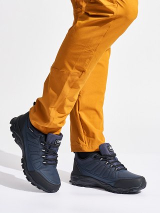 Granatowe męskie buty trekkingowe - 42