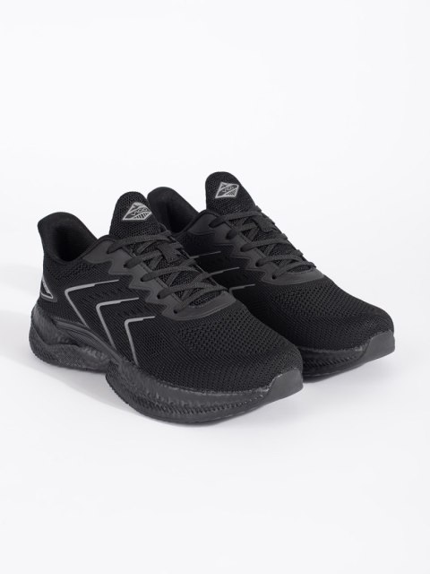 Czarne lekkie buty sportowe sznurowane - 41 Czarne lekkie buty sportowe sznurowane - 41