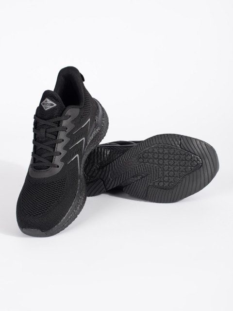 Czarne lekkie buty sportowe sznurowane - 41 Czarne lekkie buty sportowe sznurowane - 41