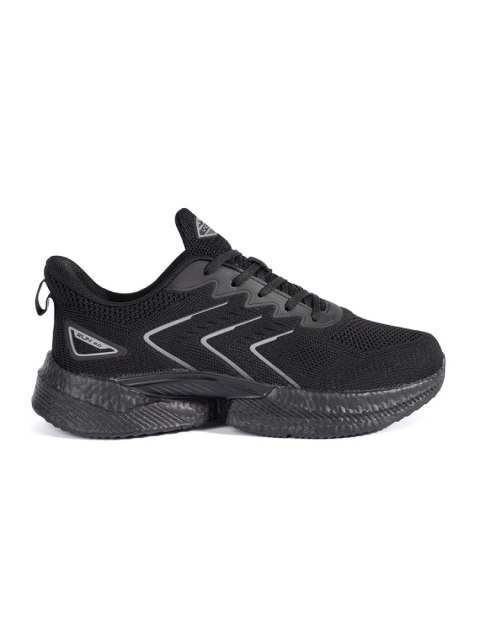 Czarne lekkie buty sportowe sznurowane - 41 Czarne lekkie buty sportowe sznurowane - 41