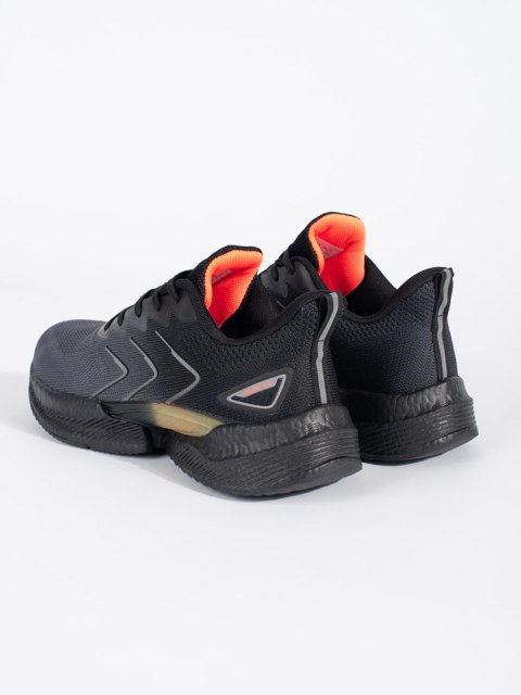 Czarno-szare lekkie buty sportowe sznurowane - 37 Czarno-szare lekkie buty sportowe sznurowane - 37