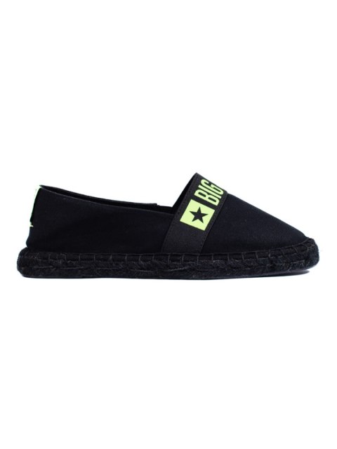 Czarne espadryle damskie BIG STAR HH274473 - 38 Czarne espadryle damskie BIG STAR HH274473 - 38