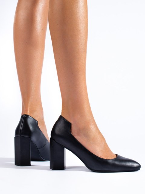 Czółenka damskie eleganckie czarne - 37 Czółenka damskie eleganckie czarne - 37