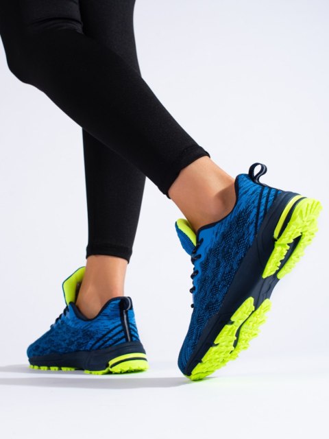 Wygodne sportowe sneakersy damskie DK niebieskie - 39 Wygodne sportowe sneakersy damskie DK niebieskie - 39