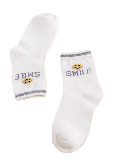 Skarpetki dziecięce białe Smile - 24-27 Skarpetki dziecięce białe Smile - 24-27