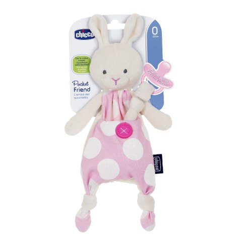 CHICCO 00008012100000 Maskotka do smoczka Pocket Friend girl CHICCO 00008012100000 Maskotka do smoczka Pocket Friend girl