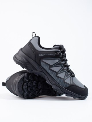Męskie buty trekkingowe DK szare Softshell - 44