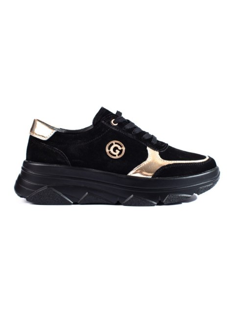 Wygodne skórzane sneakersy damskie - 36 Wygodne skórzane sneakersy damskie - 36