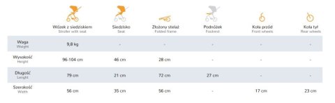 ESPIRO Wózek dziecięcy WAVE 307 gray shadows ESPIRO Wózek dziecięcy WAVE 307 gray shadows