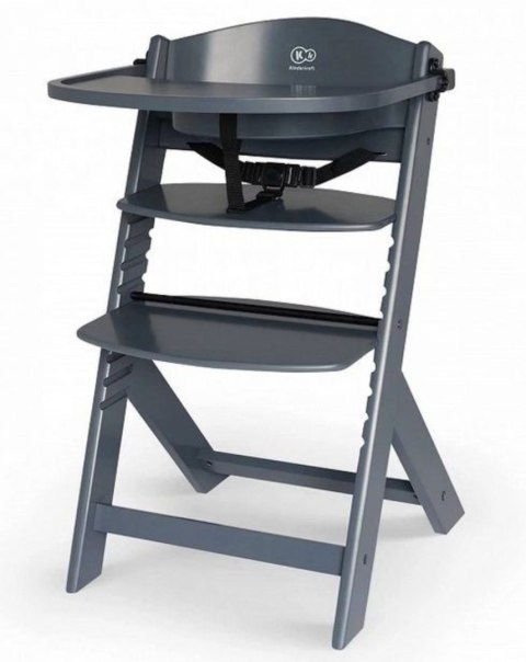 KINDERKRAFT Krzesełko do karmienia ENOCK FULL GREY KINDERKRAFT Krzesełko do karmienia ENOCK FULL GREY