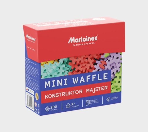 MARIOINEX 904268 Mini waffle - Konstruktor 200 el. Majster MARIOINEX 904268 Mini waffle - Konstruktor 200 el. Majster