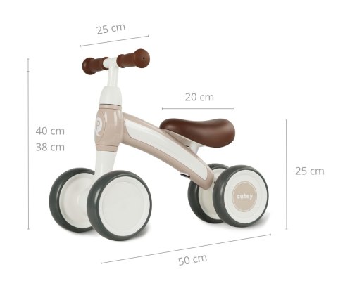 MILLY MALLY 5685 Qplay Pojazd Cutey Retro beżowy MILLY MALLY 5685 Qplay Pojazd Cutey Retro beżowy