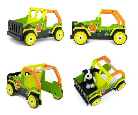 MILLY MALLY Chodzik-pchacz dla dzieci Explorer Fox and Friends