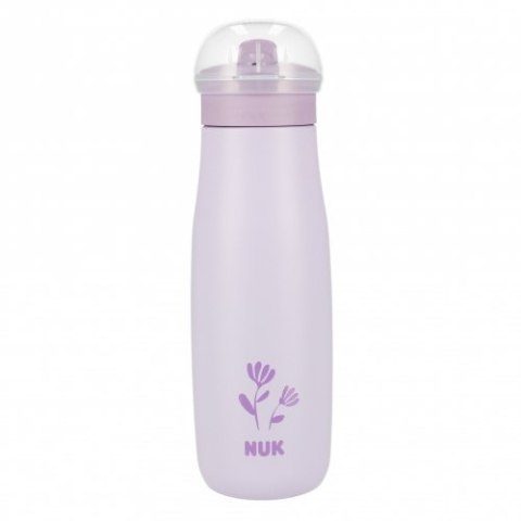 NUK 225329 Kubek ze stali nierdzewnej 500ml Mini +12m kwiat NUK 225329 Kubek ze stali nierdzewnej 500ml Mini +12m kwiat