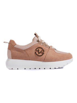 Buty sportowe damskie Vinceza beżowe - 38