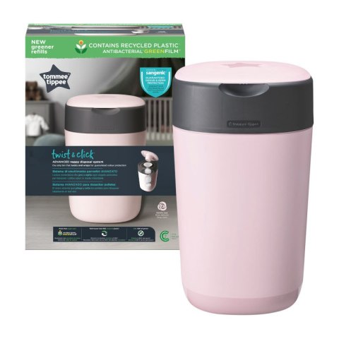 TOMMEE TIPPEE TTP85100202 Pojemnik na pieluchy różowy TOMMEE TIPPEE TTP85100202 Pojemnik na pieluchy różowy