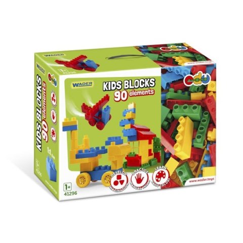 WADER 41296 Kids Blocks klocki 90 el. WADER 41296 Kids Blocks klocki 90 el.