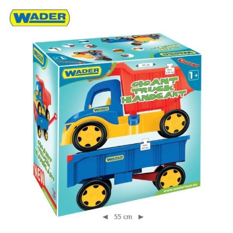 WADER 65100 Gigant - Truck Wywrotka z Przyczepą WADER 65100 Gigant - Truck Wywrotka z Przyczepą