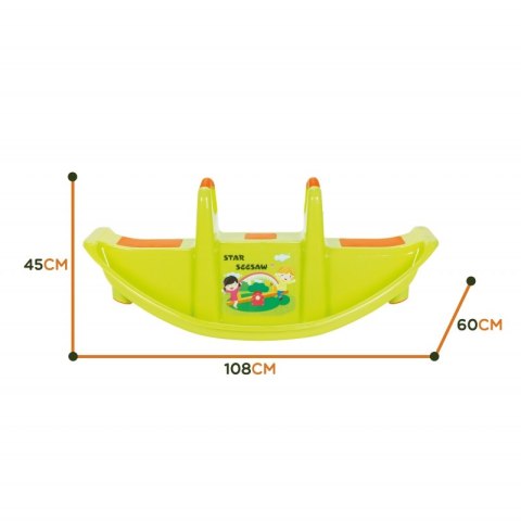 WOOPIE 44169 Bujak Star Huśtawka równoważnia żółta WOOPIE 44169 Bujak Star Huśtawka równoważnia żółta
