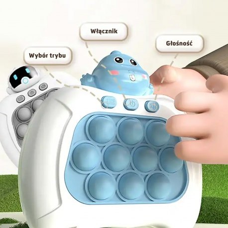 WOOPIE 48914 Gra POP Elektroniczna Dino niebieski WOOPIE 48914 Gra POP Elektroniczna Dino niebieski
