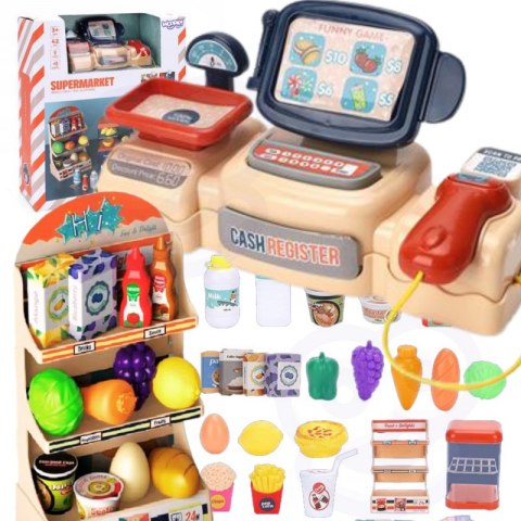 WOOPIE 49010 Sklep Supermarket 42 elementy WOOPIE 49010 Sklep Supermarket 42 elementy