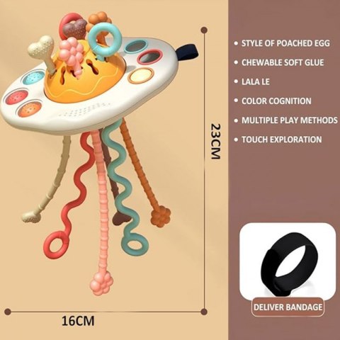 WOOPIE BABY 51503 Zabawka sensoryczna gryzak UFO WOOPIE BABY 51503 Zabawka sensoryczna gryzak UFO