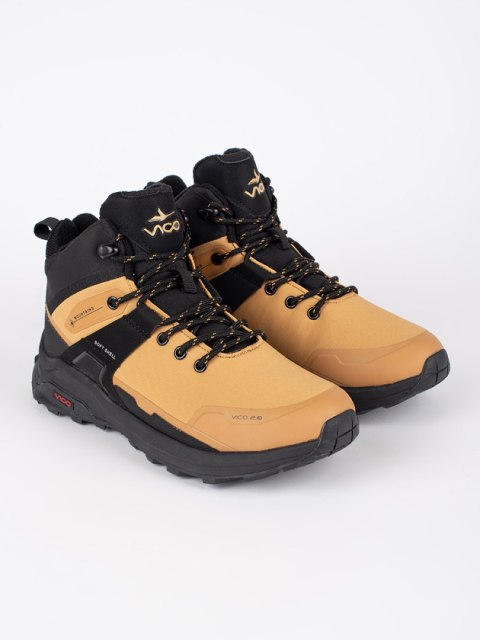 Brązowe wysokie buty męskie trekkingowe - 46 Brązowe wysokie buty męskie trekkingowe - 46