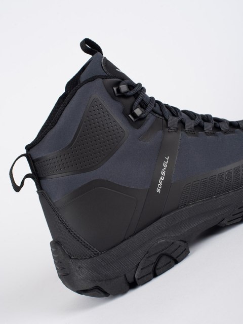 Granatowe buty zimowe męskie wiązane - 42 Granatowe buty zimowe męskie wiązane - 42