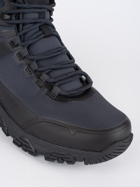 Granatowe buty zimowe męskie wiązane - 42 Granatowe buty zimowe męskie wiązane - 42