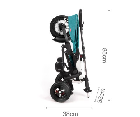 MILLY MALLY 3852 Qplay Rowerek trójkołowy Rito Rubber green MILLY MALLY 3852 Qplay Rowerek trójkołowy Rito Rubber green