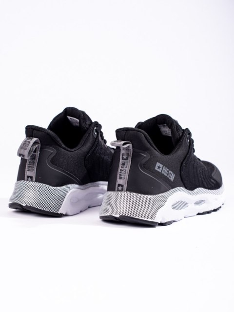 Męskie czarne buty sportowe BIG STAR LL174096 Memory Foam - 44 Męskie czarne buty sportowe BIG STAR LL174096 Memory Foam - 44