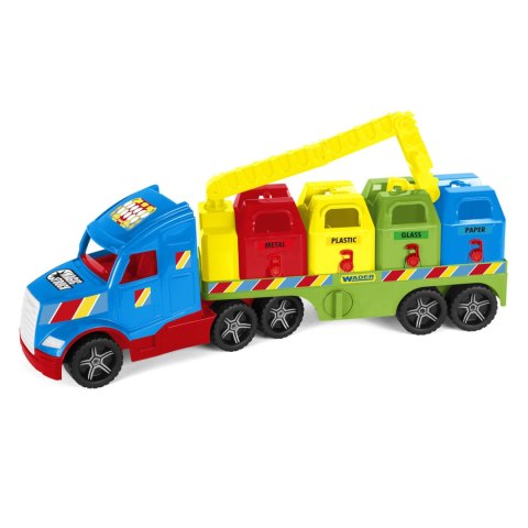 WADER 36321 Magic Truck Basic śmieciarka recykling WADER 36321 Magic Truck Basic śmieciarka recykling