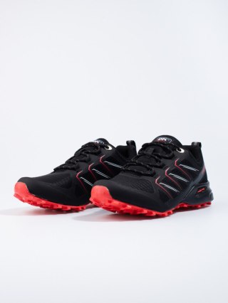 Sznurowane buty sportowe męskie DK czarne - 46