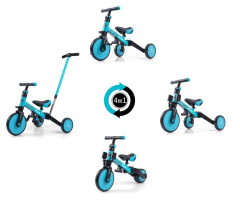 MILLY MALLY Rowerek 4w1 OPTIMUS Plus blue MILLY MALLY Rowerek 4w1 OPTIMUS Plus blue