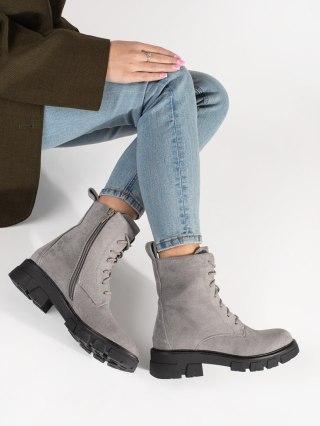 Workery damskie szare - 41