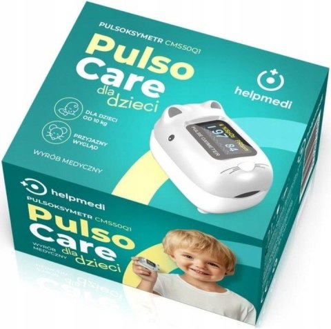 HELPMEDI PulsoCare Pulsoksymetr Myszka dla dzieci o masie pow. 10kg HELPMEDI PulsoCare Pulsoksymetr Myszka dla dzieci o masie pow. 10kg