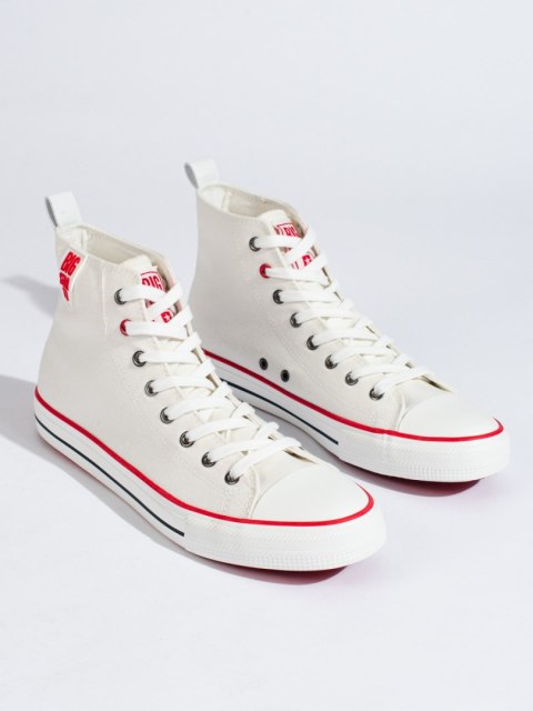 Wysokie trampki męskie białe BIG STAR JJ174066 - 42 Wysokie trampki męskie białe BIG STAR JJ174066 - 42
