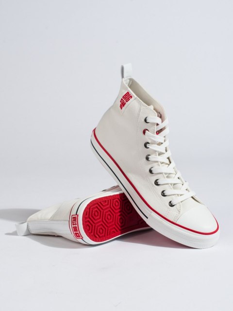 Wysokie trampki męskie białe BIG STAR JJ174066 - 42 Wysokie trampki męskie białe BIG STAR JJ174066 - 42