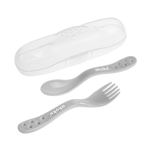 AKUKU A0073 Sztućce w etui szare AKUKU A0073 Sztućce w etui szare