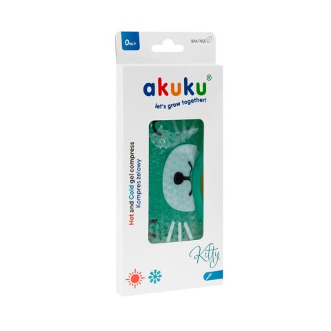 AKUKU A0250 Kompres żelowy kotek na gorączkę i ból AKUKU A0250 Kompres żelowy kotek na gorączkę i ból