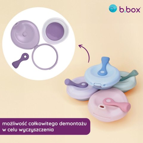 B.BOX BB100111 fill+feed Silikonowa miseczka z pokrywką do karmienia róż B.BOX BB100111 fill+feed Silikonowa miseczka z pokrywką do karmienia róż